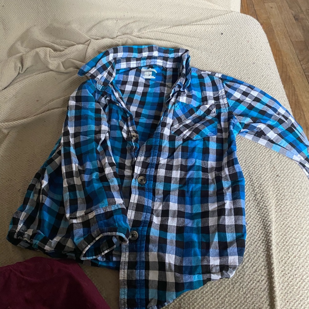 Turquoise button down